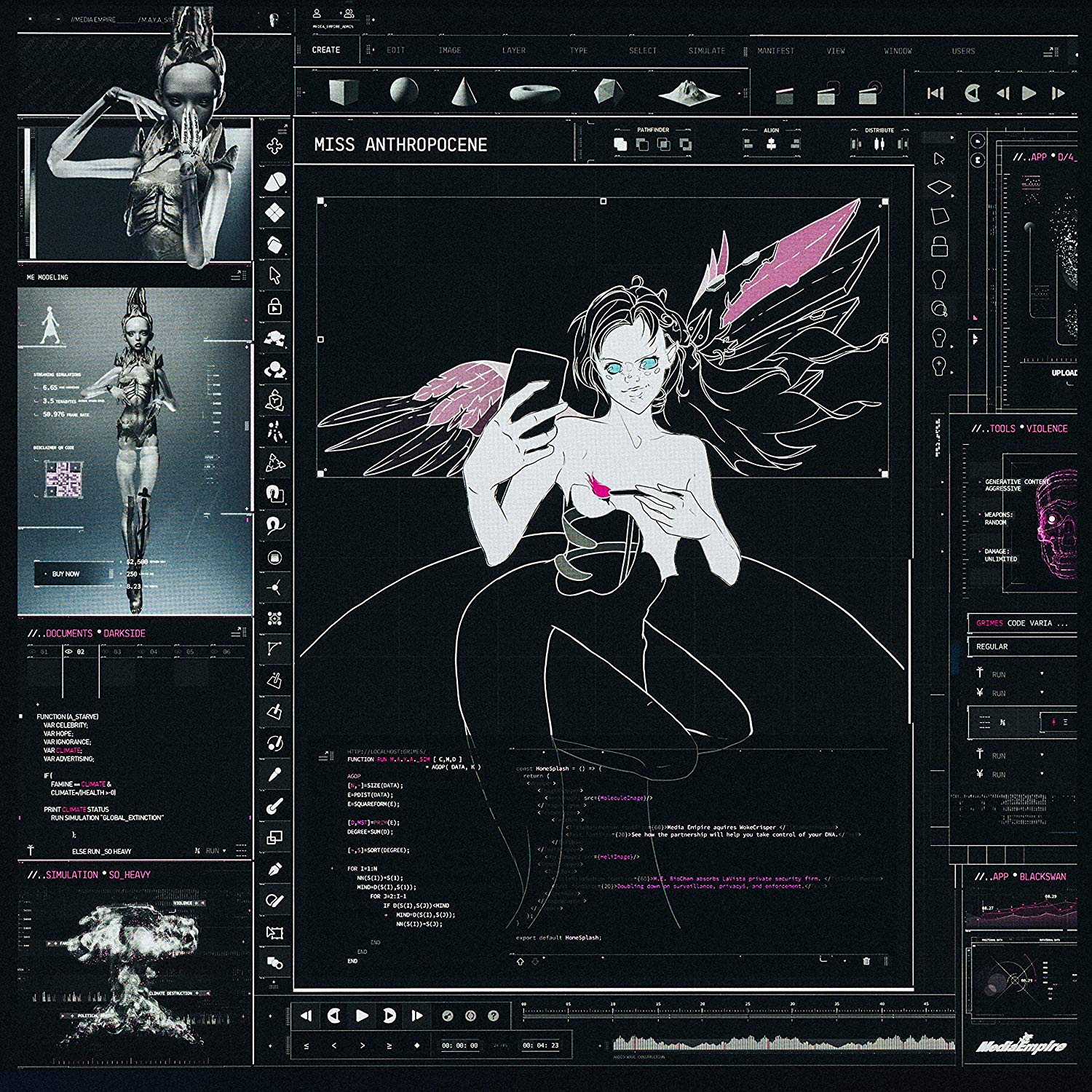 Grimes - Miss Anthropocene (Album Cover)