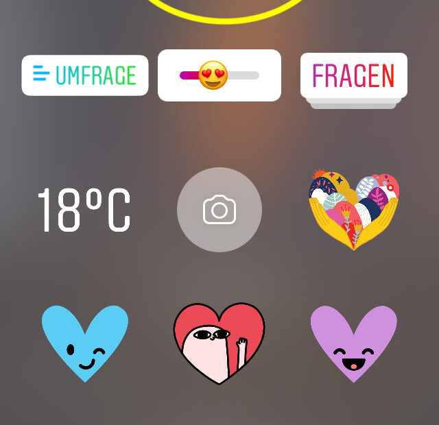 Musik in Instagram Stories (Screenshot)