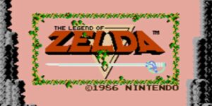 The Legend of Zelda NES title screen