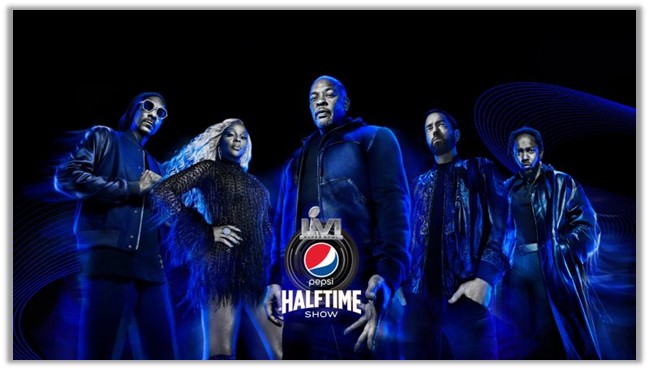 Superbowl Halftime Show 2022 mit Dr. Dre, Eminem, Snoop Dogg, Kendrick Lamar und Mary J. Blidge (Foto)