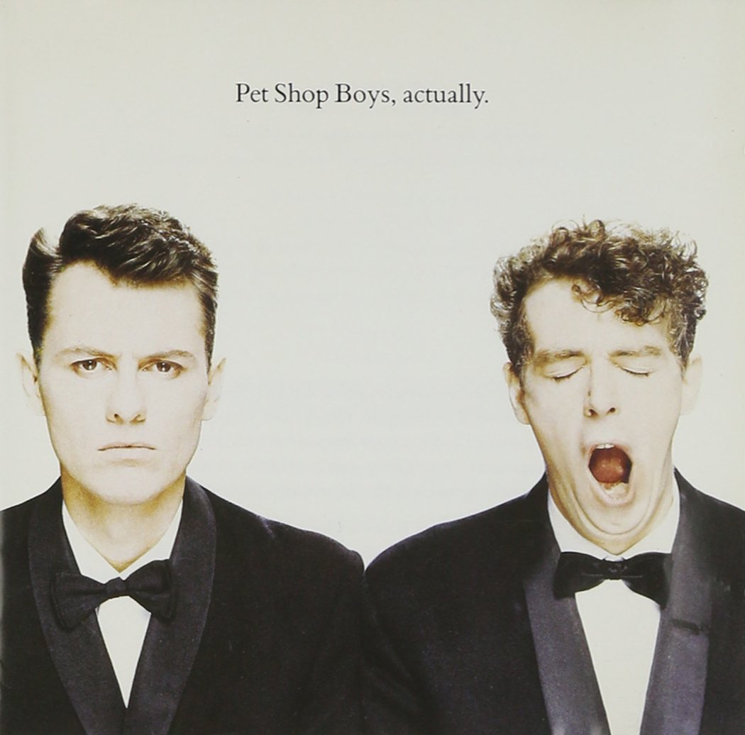Pet Shop Boys - Actually (Albumcover)