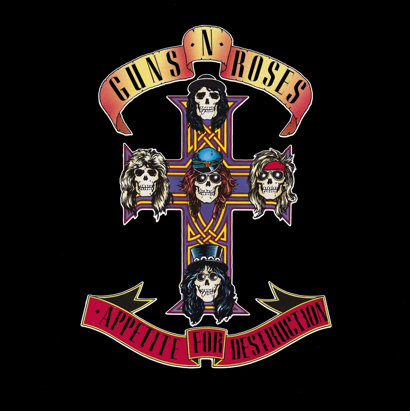 Guns N' Roses - Appetite For Destruction (Albumcover)