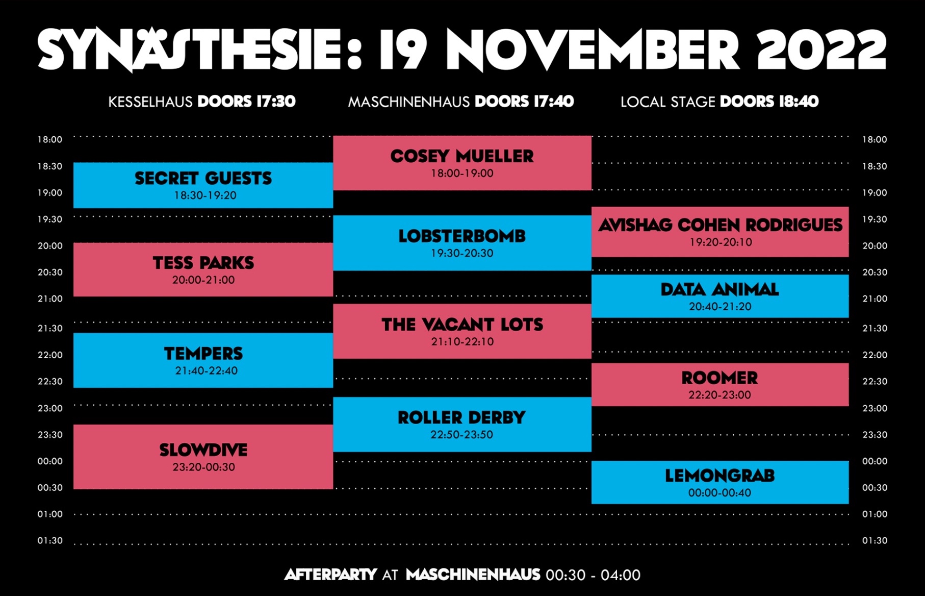 Synästhesie Festival 2022 in Berlin: Lineup und Timetable » TONSPION